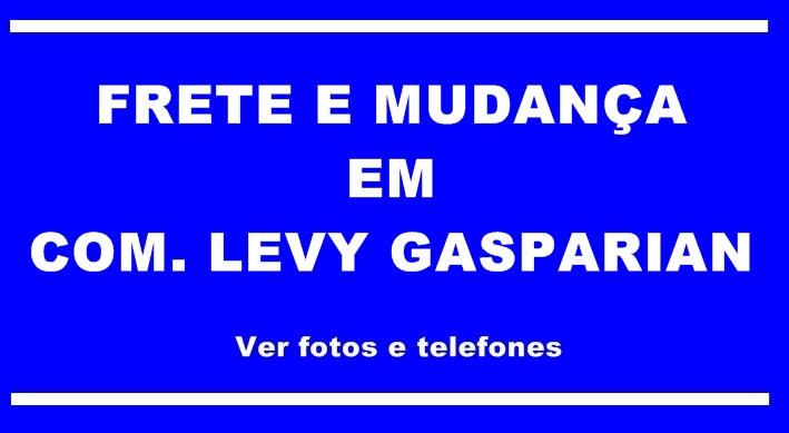 Fretes e Mudanças em Levy Gasparian